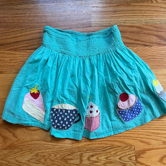 Mini Boden dessert appliqué skirt size 6-7 - Picture 2 of 4